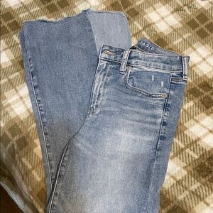 American Eagle Outfitters Light Blue Straight Leg Jeans